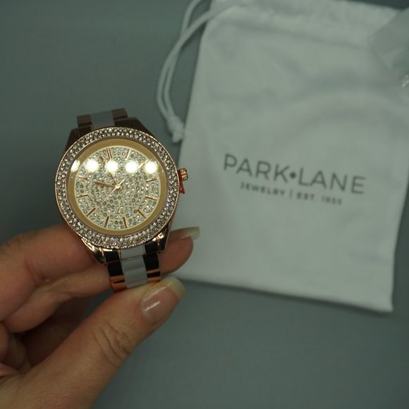 NEW Park Lane Jewelry BOSSBABE Open Cuff WATCH Hostess Excl. Rose Gold RETIRED - Picture 2 of 9